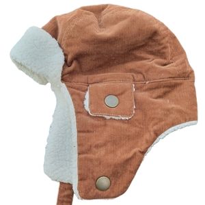 Janie and Jack Corduroy Trapper Hat, 0-6M GUC